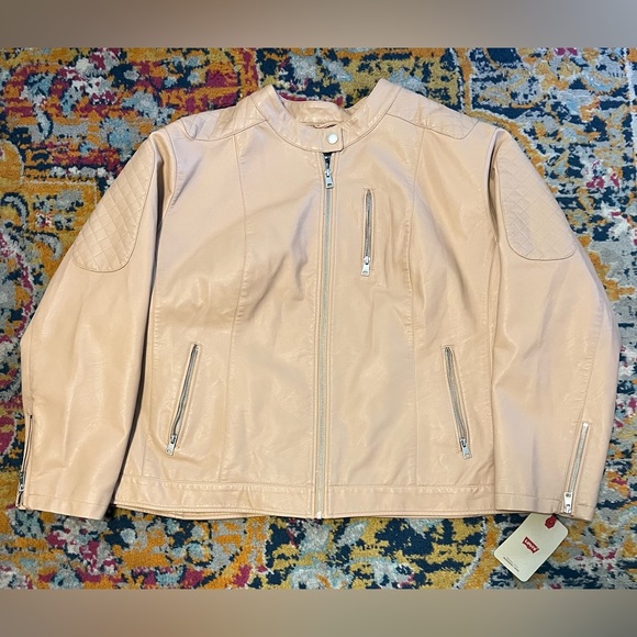 Vegan Leather Jacket - Picture 4 of 10